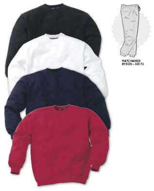RANGER 10320 07 - Doubleface inneb�r att tv� sweatshirtmaterial �r ihopstickade till ett