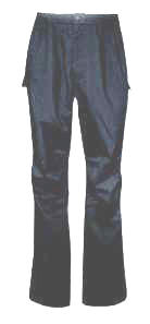 ESTANCIA 10560 01 Dame regnbuks. Baglommer med velcro, forlommer med lynlås og sideåbning. "Pre-bøjede" knæ.