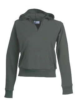 B&C Cat Dame sweatshirt med h�tte og k�nguru lomme, feminint snit, inderside i frott�, 80 % bomuld/20 % polyester, 280g/m2.