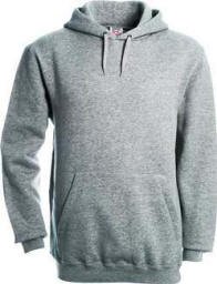 B&C Hooded H�ttetr�je med k�ngurulomme, 260 g/m2, 80 % bomuld/20 % polyester, forkrympet, let ruet bagside.