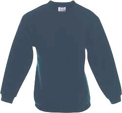 B&C Set In junior Junior sweatshirt i 80 % bomuld/20 % polyester, 260 g/m2, let ruet bagside, lycra i ribber.