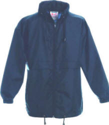 B&C Sirocco - Nylonjakke uden for, skjult h�tte i kraven, gennemg�ende lynl�s, jakken kan foldes sammen i lommen.