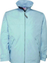 B&C Spray - Jakke i kraftig bl�d taslan nylon, meshfor i polyester, 2 stiklommer med lynl�s, velcro lukke ved �rmer.