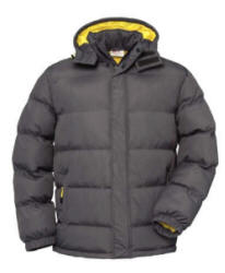 B&C Cocoon / Men - Soft-feel nylon, vandt�thed 1000 mm, polyester �dun� fyld, aftagelig h�tte, mange detaljer.