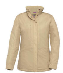 B&C Citizen / Women - Soft-feel taslan nylon, vandt�thed 1000 mm, fleece i b�restykke, aftagelig h�tte i kraven, polyester foring, mange detaljer.