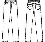 Denim bukser 