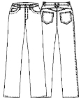 Denimbukser.