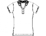 Dame polo-shirt.