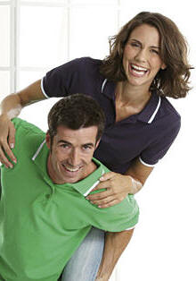 Dame polo-shirt.