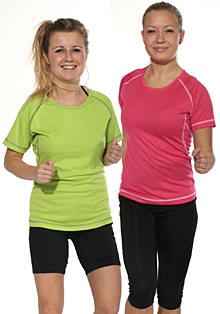 Dame løbe t-shirt.