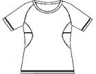 Dame løbe t-shirt.