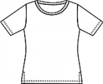 Lady t-shirt.