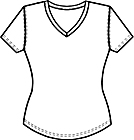 Lady t-shirt.