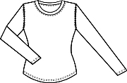 Lady t-shirt.