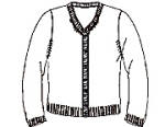 Dame strik cardigan.