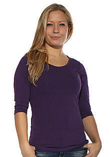 Stretch t-shirt 3/4 �rme.