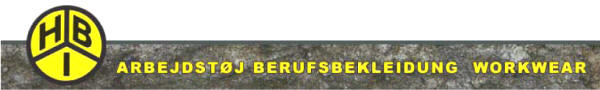H B I Arbejdstøj - berufsbekleidung - workwear - with imprint