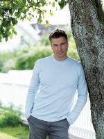 T-shirt til herre. Faconsyet. Lange �rmer. 