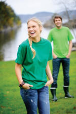 Unisex T-shirt. Single jerseystrikket.