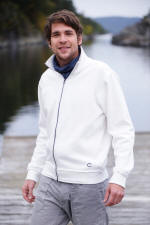 Unisex collegejakke. Detaljerede s�mme. 