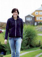 Dame fleecejakke. Dobbeltlags fleece.