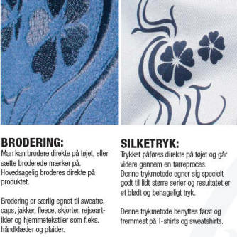 BRODERING - SILKETRYK