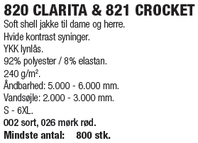 820 CLARITA & 821 CROCKET