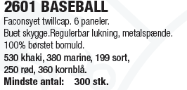 2601 BASEBALL