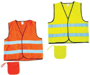 Refleksvest til arbejdsbrug.