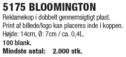 Reklamekop i dobbelt gennemsigtigt plast