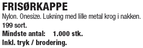 FRIS�RKAPPE