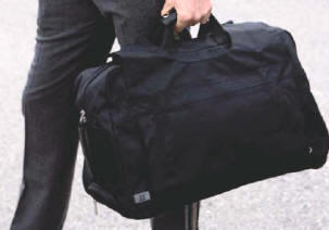 Weekendbag p� hjul.