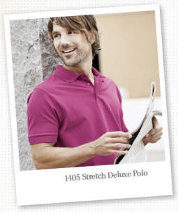 1405 Stretch Deluxe Polo