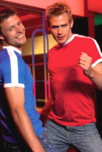 Hanes Fit-Tee Stripe