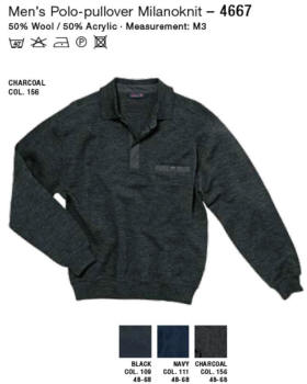 Men’s Polo-pullover Milanoknit – 4667