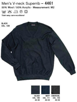 Men’s V-neck Superrib – 4461