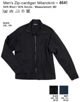 Men’s Zip-cardigan Milanoknit – 4641