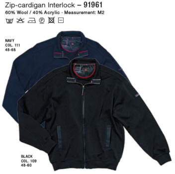 Zip-cardigan Interlock – 91961