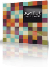 206 Joyfull gift card - Gavekortet med st�rre v�rdi - en k�rkommen gave