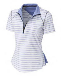 CB DryTec SS Enchant Polo Dess. LAK04286WH