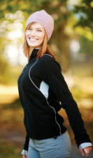 Unisex fleecejakke. Pulsvarmer p� �rmer.
