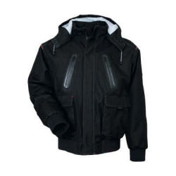 Pilotjakke i polyester-canvas. 