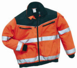 Model Helsinki Timber Pilotjakke i b�vernylon med reflekser efter EN 471.