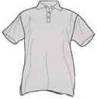 Poloshirt i vandtætpolyester med forseglede sømme,