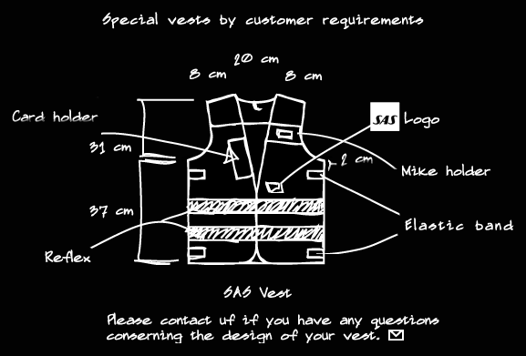 Vejveste til alle funktioner. Produceret med reflekser af enhver art og igennem Dansk Erhvervsbekl�dning&nbsp; udbydes et meget stort udvalg af standardartikler og artikler produceret efter opgave m.m. i h�j kvalitet til h�ndv�rk, industri og private.