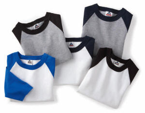 1334 AAATM Adult ¾ Sleeve Raglan Baseball Tee