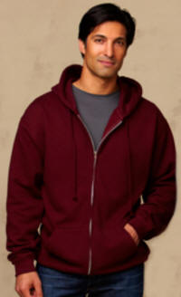 Dess.: 1574 Alstyle Apparel FULL ZIP HOOD SWEATSHIRT, 8,5 ounce