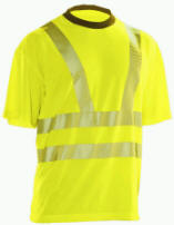 Dess.: 333215584-65-2100 Fluorescerende t-shirt fra Jobman, kl. 3