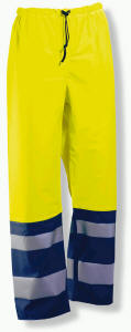 Jobman regnbuks Dess.: 333702546-58-2167 Fluorescerende regnbuks, kl. 2