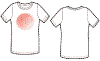 T-shirt med FIRSTGRADE tryk 4070 11 - 100 % bomuld, 175 g./m�.